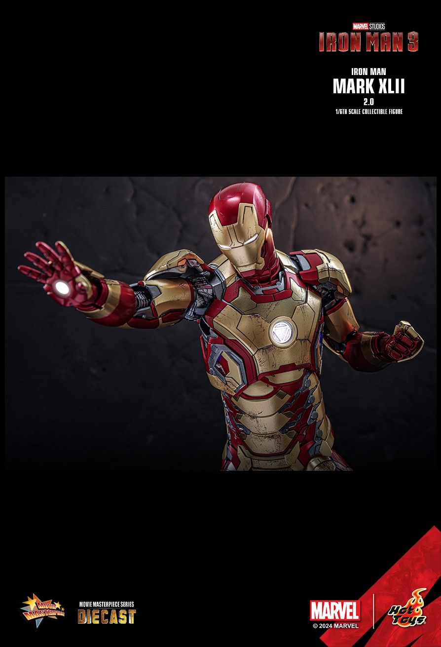 Hot Toys MMS758D65B - Marvel Comics - Iron Man 3 - Iron Man Mark XLII