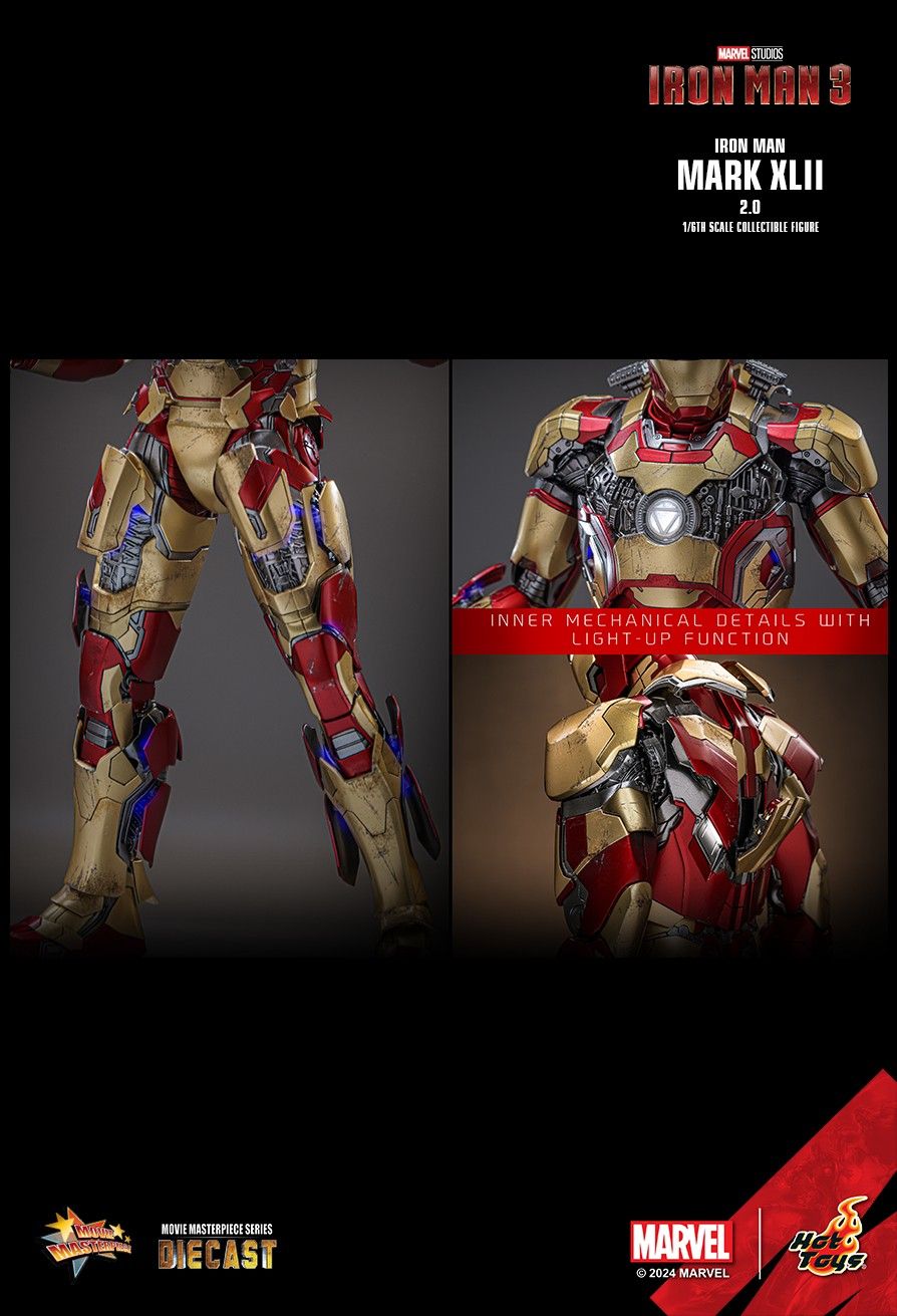 Hot Toys MMS758D65 - Marvel Comics - Iron Man 3 - Iron Man Mark XLII