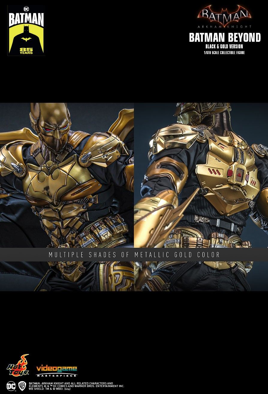 Hot Toys VGM64 - Batman: Arkham Knight - Batman Beyond Black & Gold Version