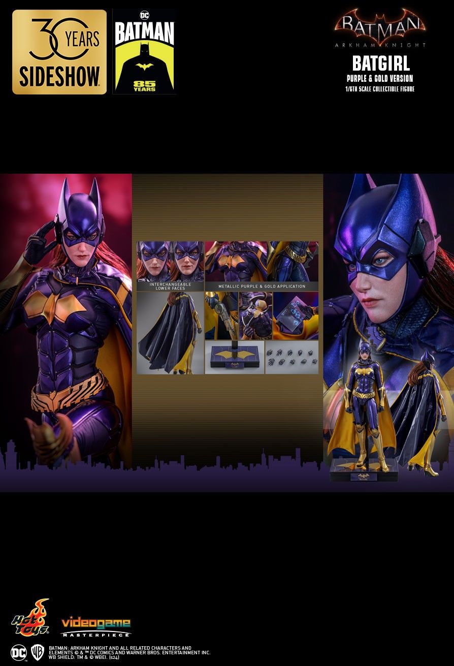 Hot Toys VGM65 - Batman: Arkham Knight - Batgirl Purple & Gold Version