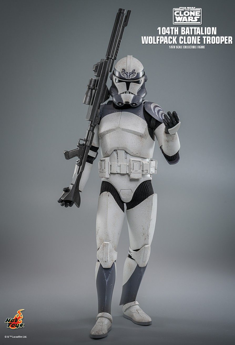 Hot Toys TMS142 - Star Wars : The Clone War - 104Th Battalion Wolfpack Clone Trooper【Pre-Order】