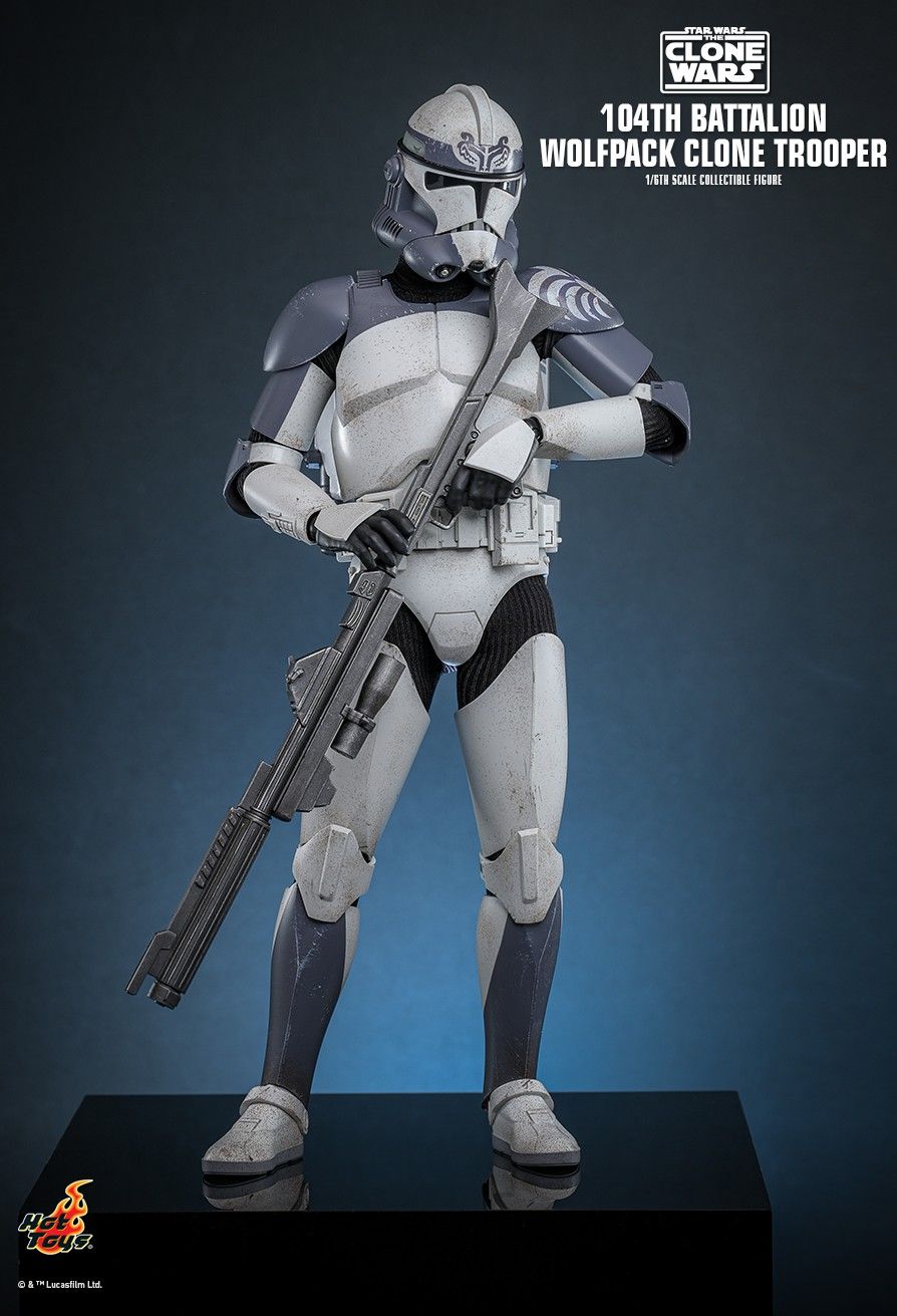 Hot Toys TMS142 - Star Wars : The Clone War - 104Th Battalion Wolfpack Clone Trooper【Pre-Order】
