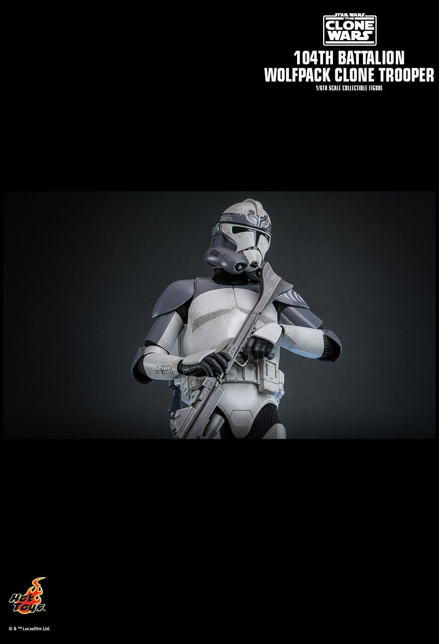 Hot Toys TMS142 - Star Wars : The Clone War - 104Th Battalion Wolfpack Clone Trooper【Pre-Order】