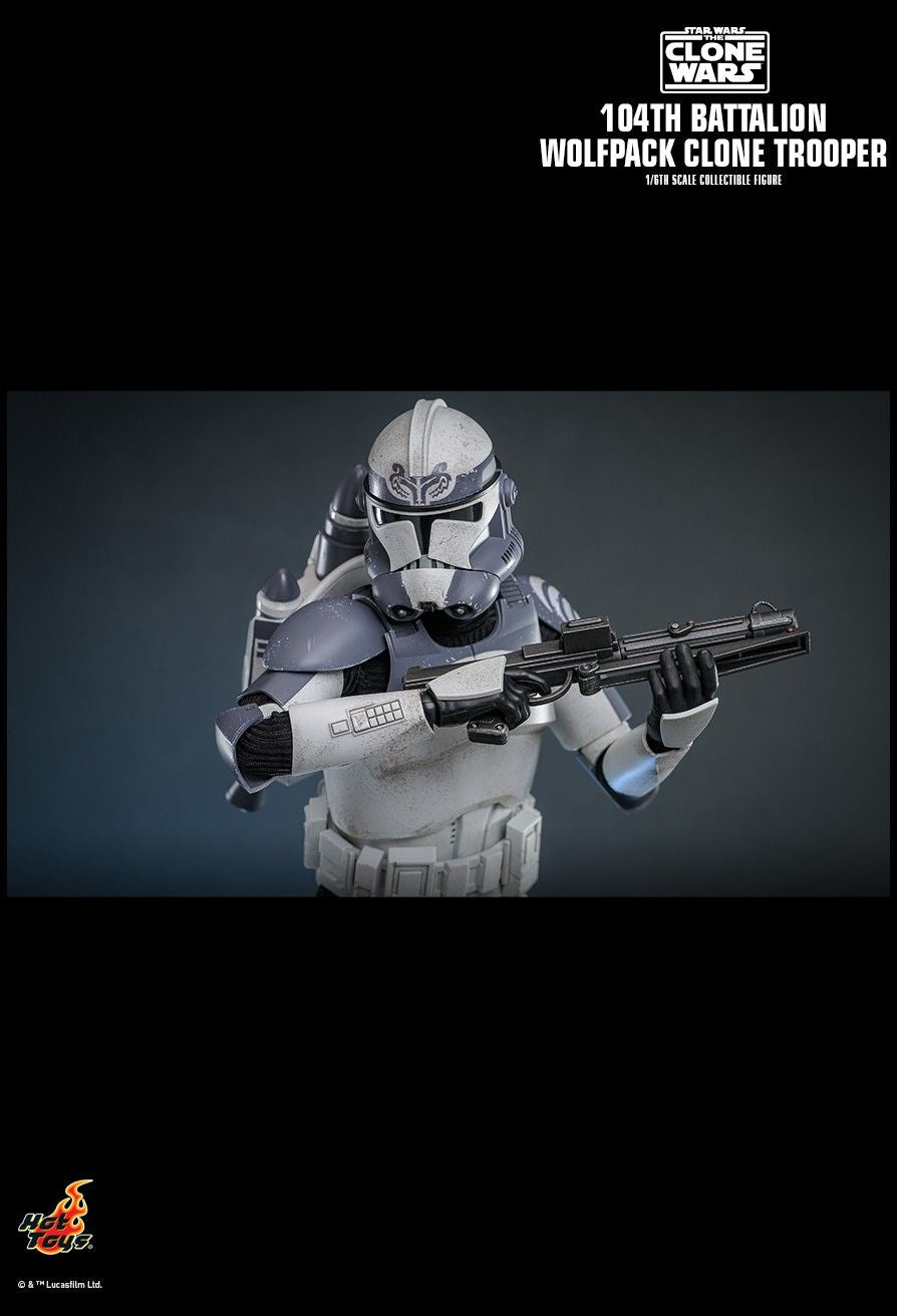 Hot Toys TMS142 - Star Wars : The Clone War - 104Th Battalion Wolfpack Clone Trooper【Pre-Order】