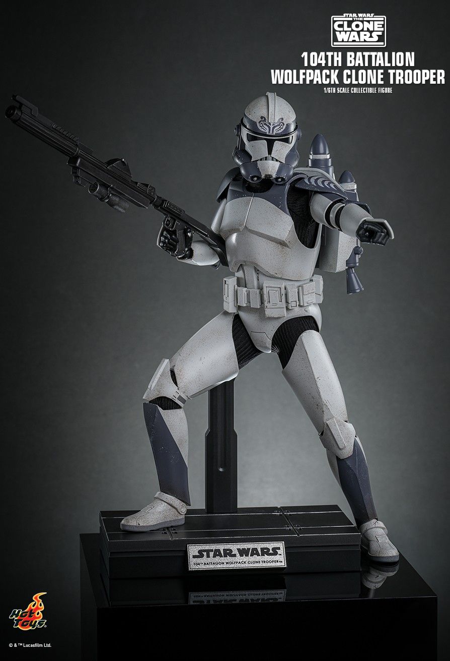 Hot Toys TMS142 - Star Wars : The Clone War - 104Th Battalion Wolfpack Clone Trooper【Pre-Order】