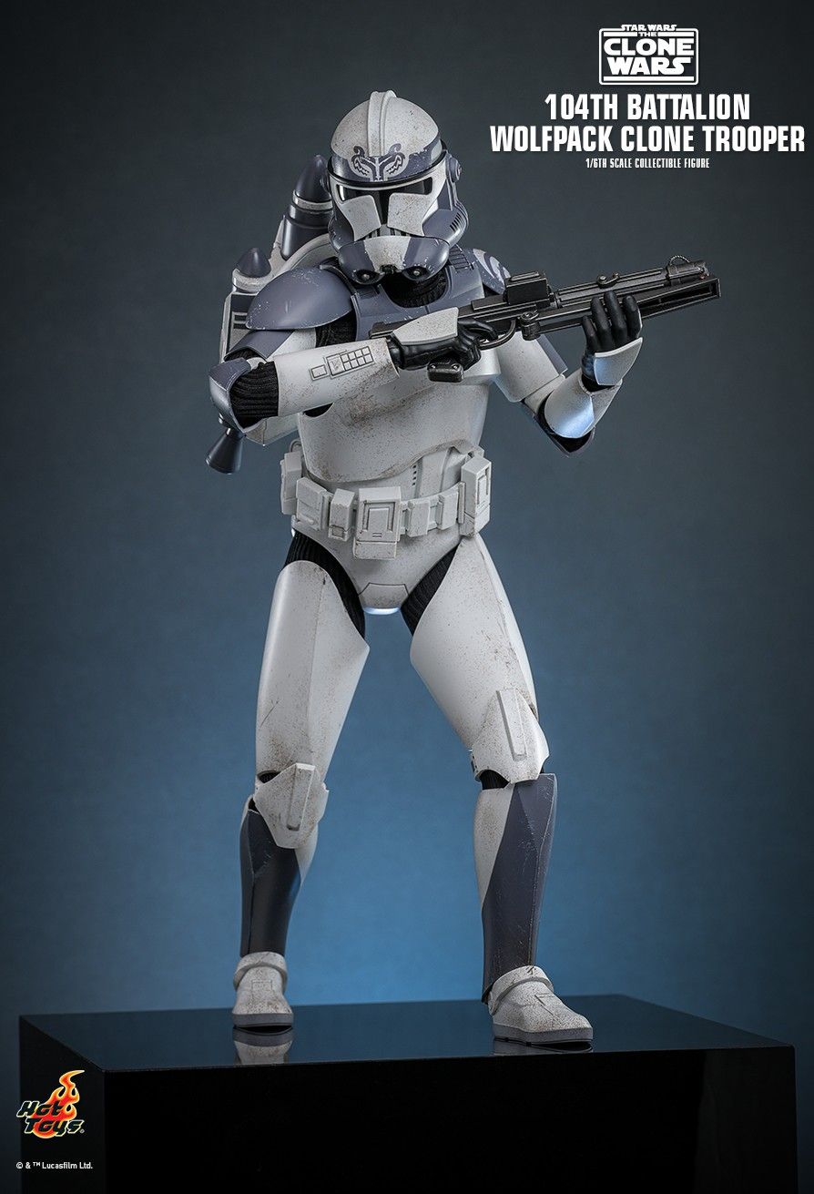 Hot Toys TMS142 - Star Wars : The Clone War - 104Th Battalion Wolfpack Clone Trooper【Pre-Order】