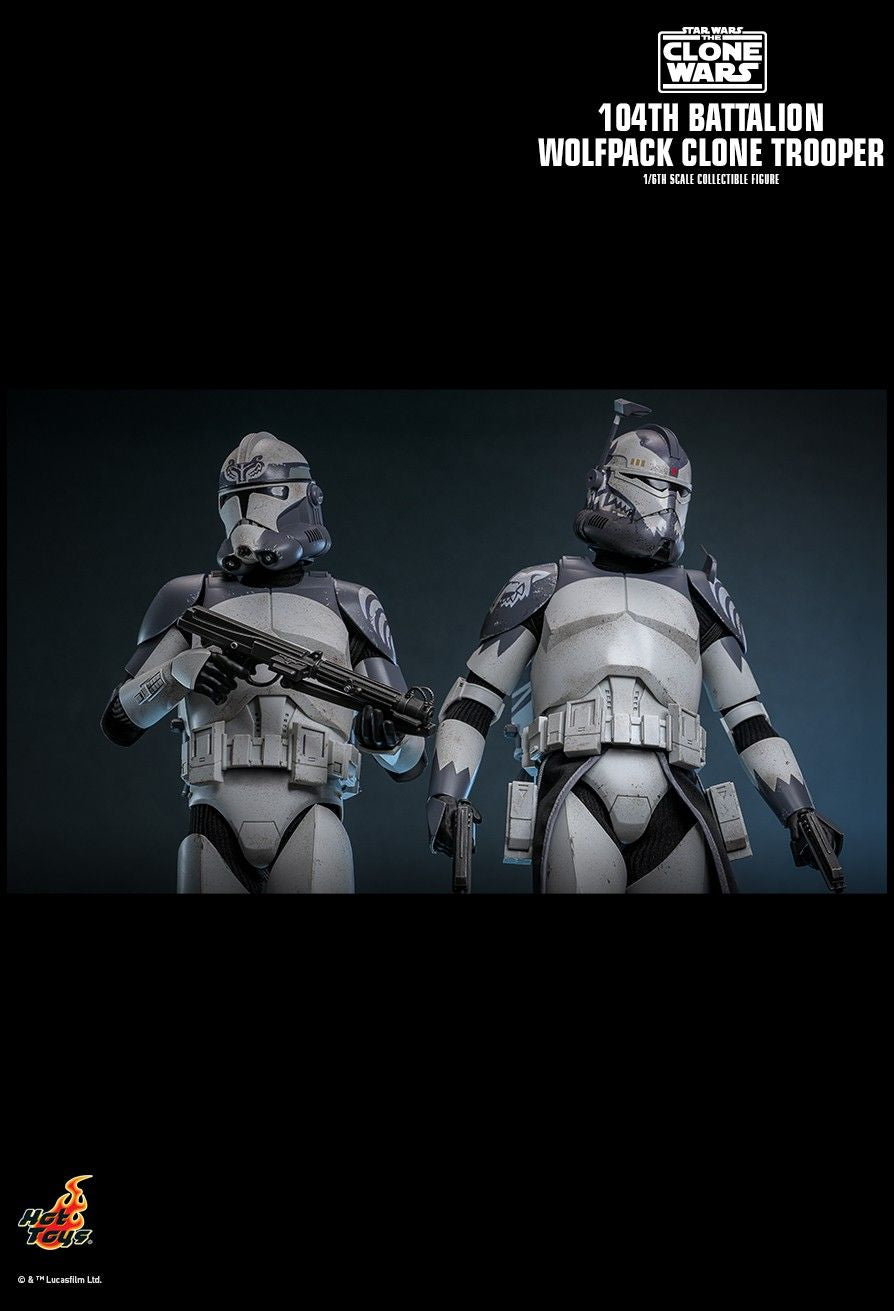 Hot Toys TMS142 - Star Wars : The Clone War - 104Th Battalion Wolfpack Clone Trooper【Pre-Order】