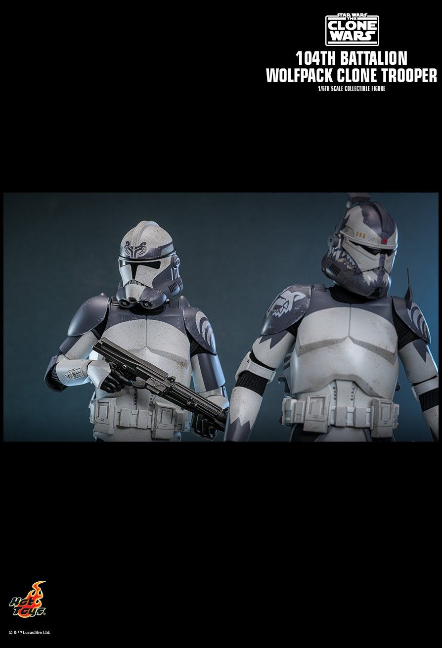 Hot Toys TMS142 - Star Wars : The Clone War - 104Th Battalion Wolfpack Clone Trooper【Pre-Order】