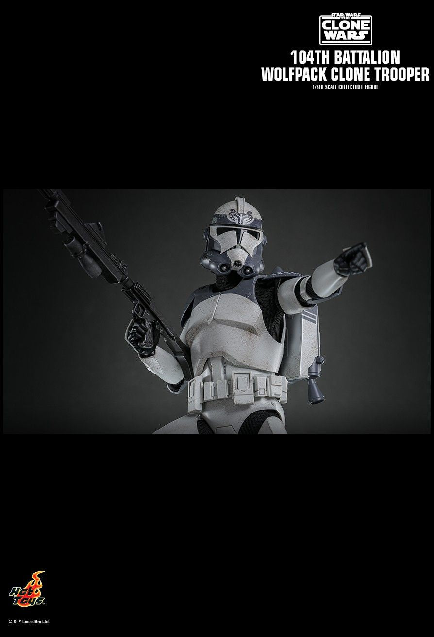 Hot Toys TMS142 - Star Wars : The Clone War - 104Th Battalion Wolfpack Clone Trooper【Pre-Order】