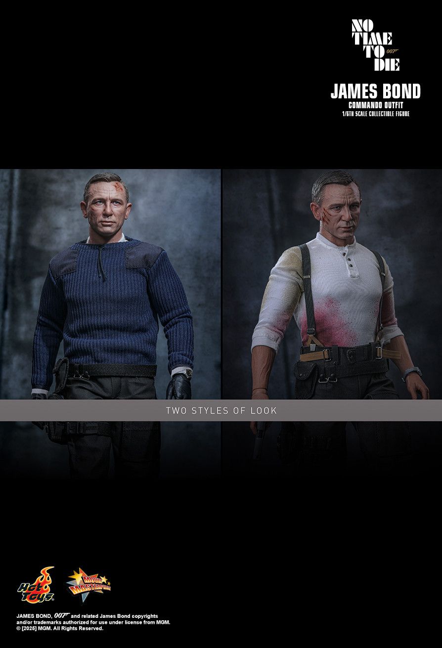 Hot Toys MMS804 - No Time to Die - James Bond Commando Outfit 【Pre-Order】