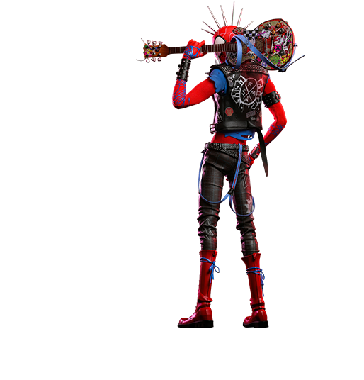 Hot Toys MMS726B - Marvel Comics - Spider-Man : Across The Spider Verse - Spider Punk Deluxe Version