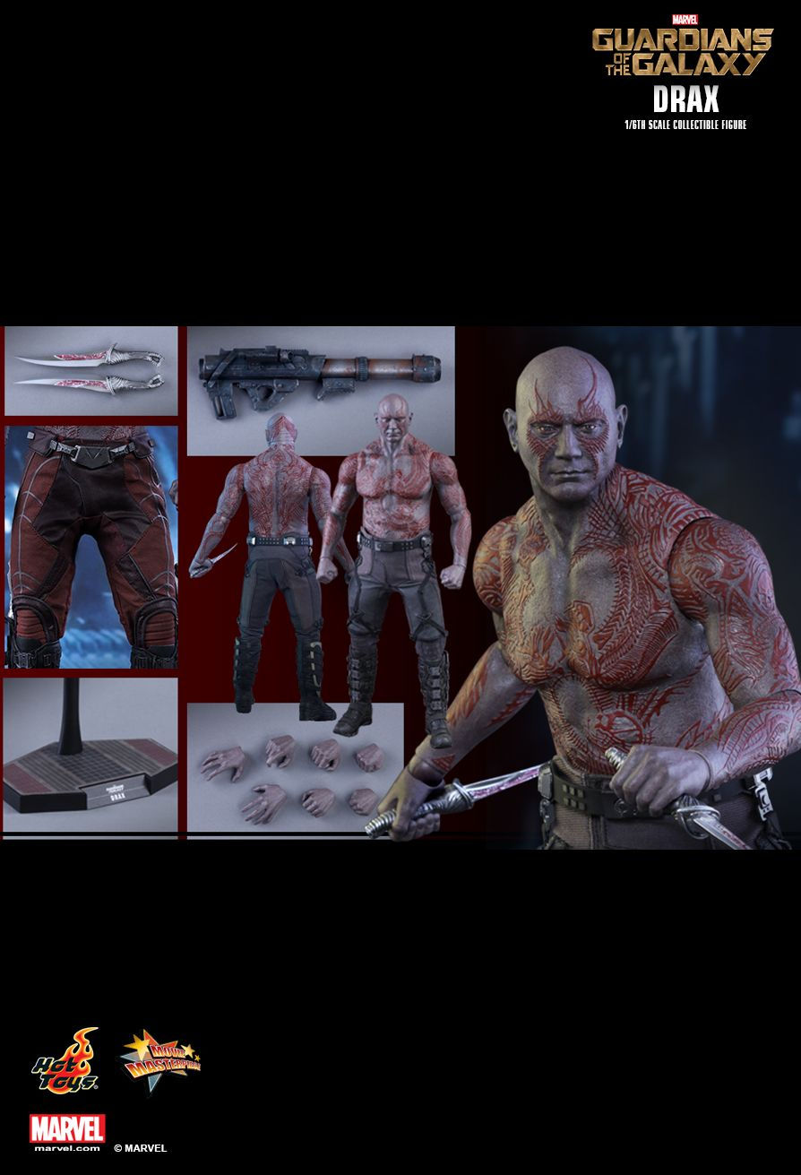 Hot Toys MMS355 - Marvel Comics - Guardians Of The Galaxy - Drax