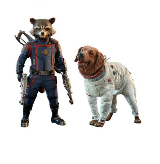 Hot Toys MMS708 - Marvel Comics - Guardians Of The Galaxy Vol.3 - Rocket & Cosmo