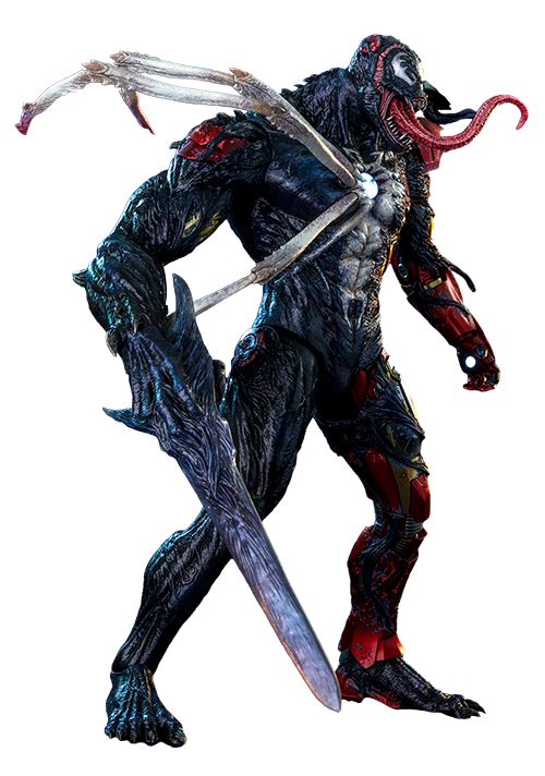 Hot Toys AC04B - Marvel Comics - Marvel's Spider-Man : Maximum Venom -Venomized Iron Man Deluxe Version