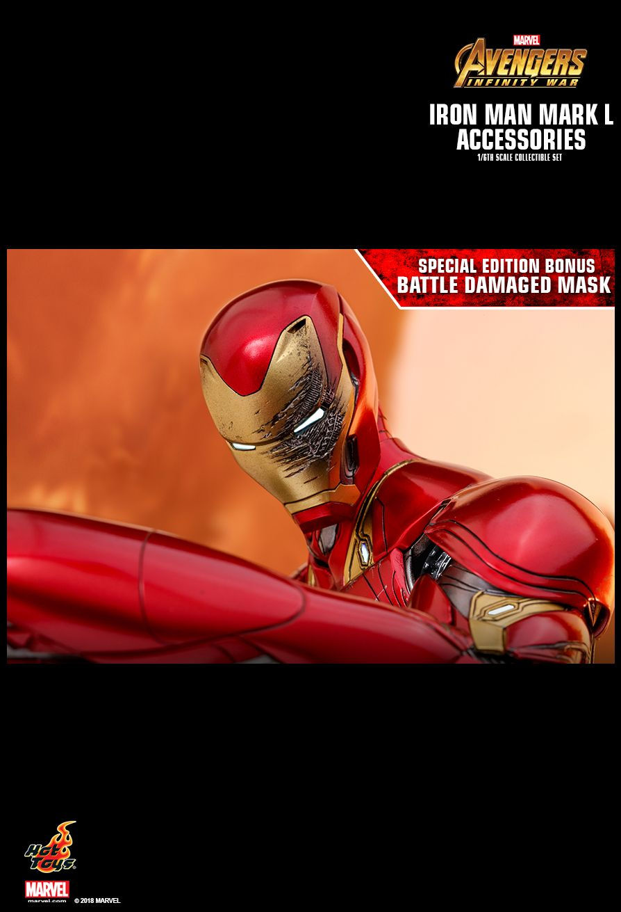 Hot Toys ACS004B - Marvel Comics - Avengers : Infinity War - Iron Man Mark 50 Accessories Set Deluxe Version