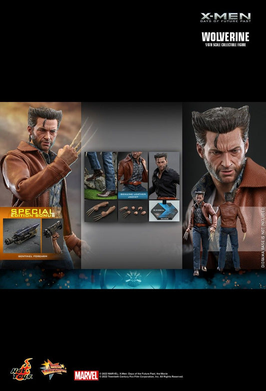 Hot Toys MMS659B - Marvel Comics -X-Men : Days Of The Future Past - Wolverine 1973 Suit Deluxe Version