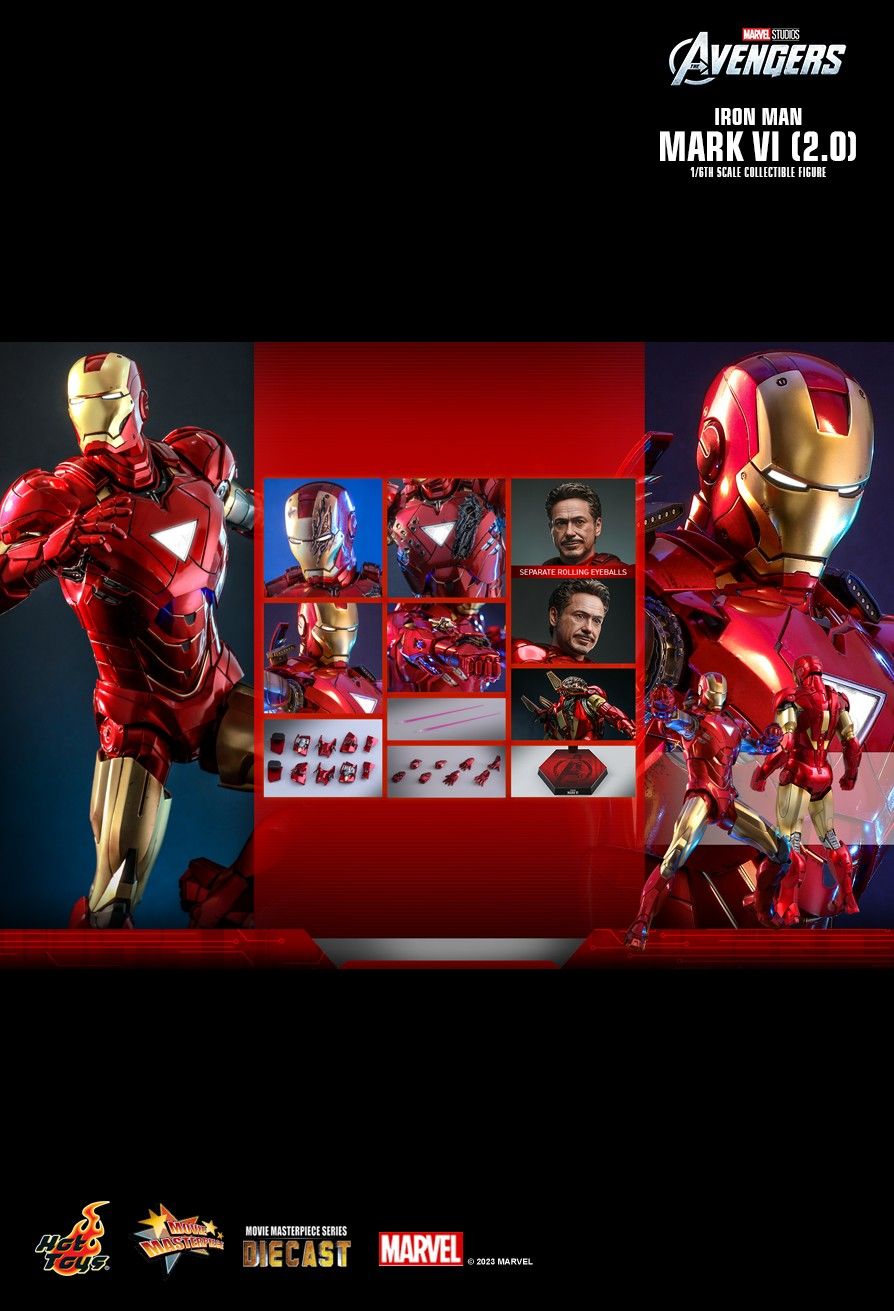 Hot Toys MMS687D52 - Marvel Comics - The Avengers - Iron Man Mark VI