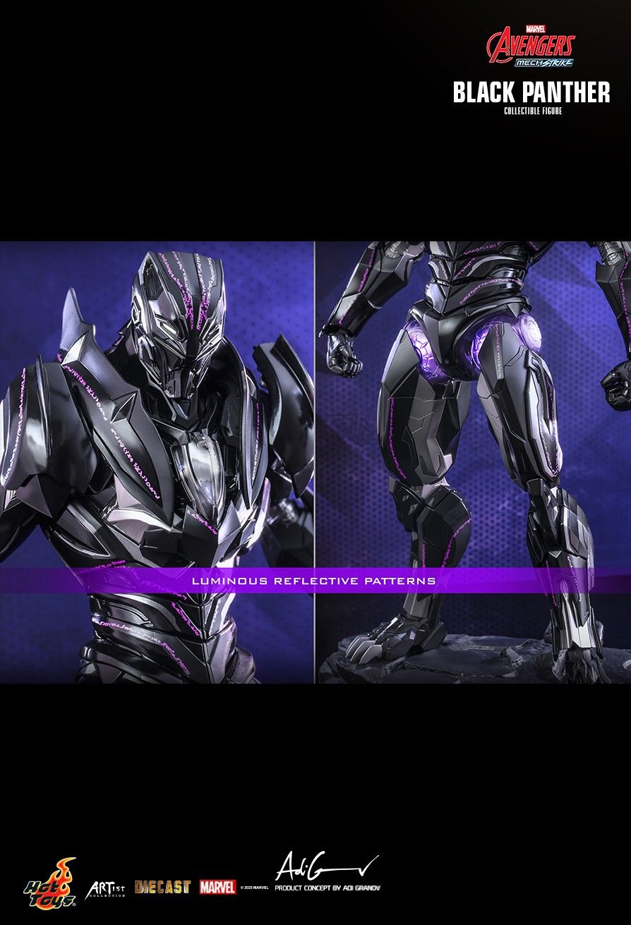Hot Toys AC05D55 - Marvel Comics - Marvel's Avengers Meck Strike - Black Panther