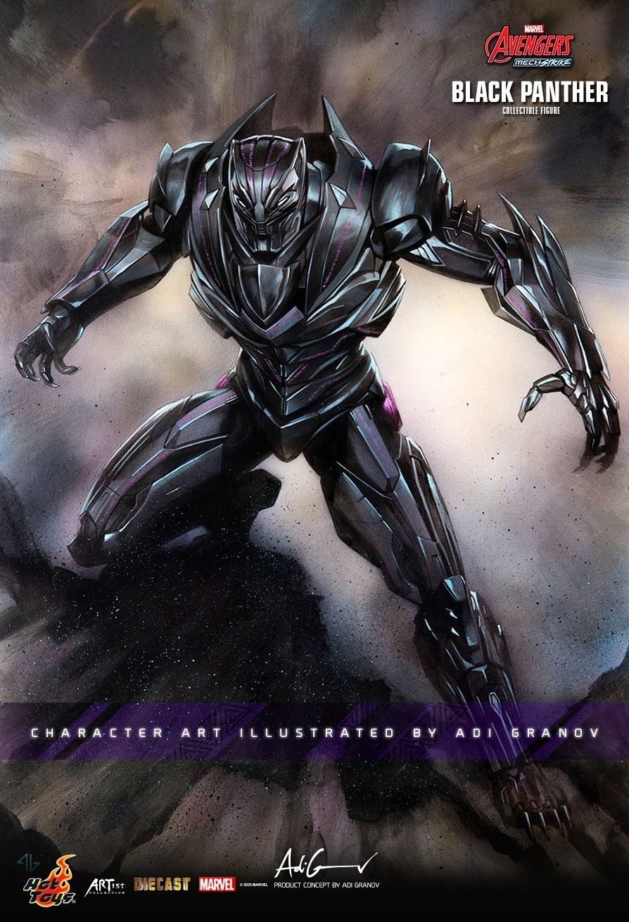 Hot Toys AC05D55 - Marvel Comics - Marvel's Avengers Meck Strike - Black Panther