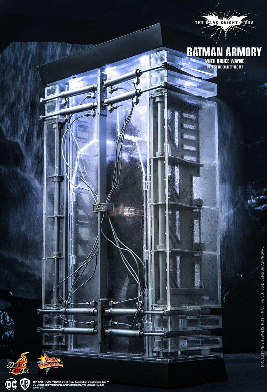 Hot Toys MMS702 - DC Comics - Batman : The Dark Knight Rises - Batman Armory & Bruce Wayne
