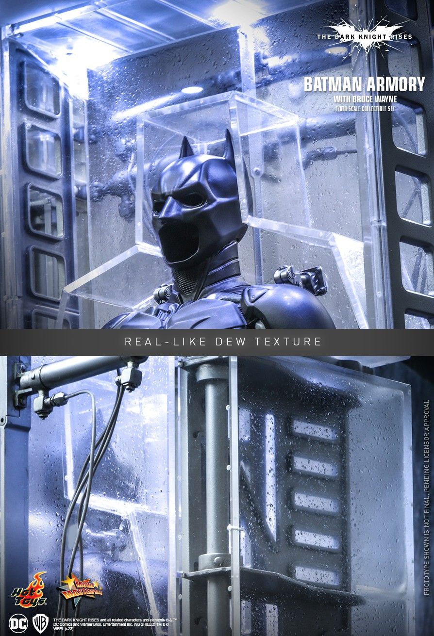 Hot Toys MMS702 - DC Comics - Batman : The Dark Knight Rises - Batman Armory & Bruce Wayne