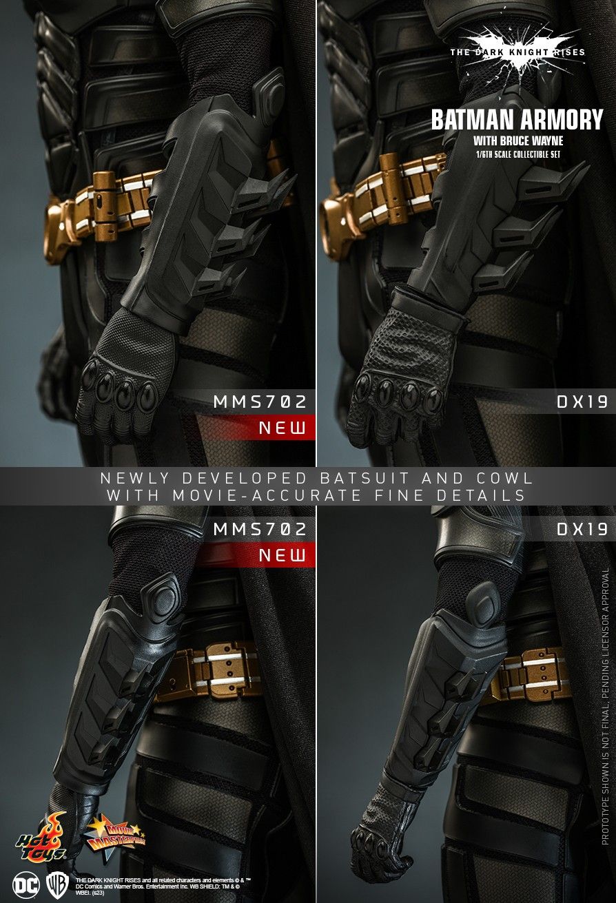 Hot Toys MMS702 - DC Comics - Batman : The Dark Knight Rises - Batman Armory & Bruce Wayne