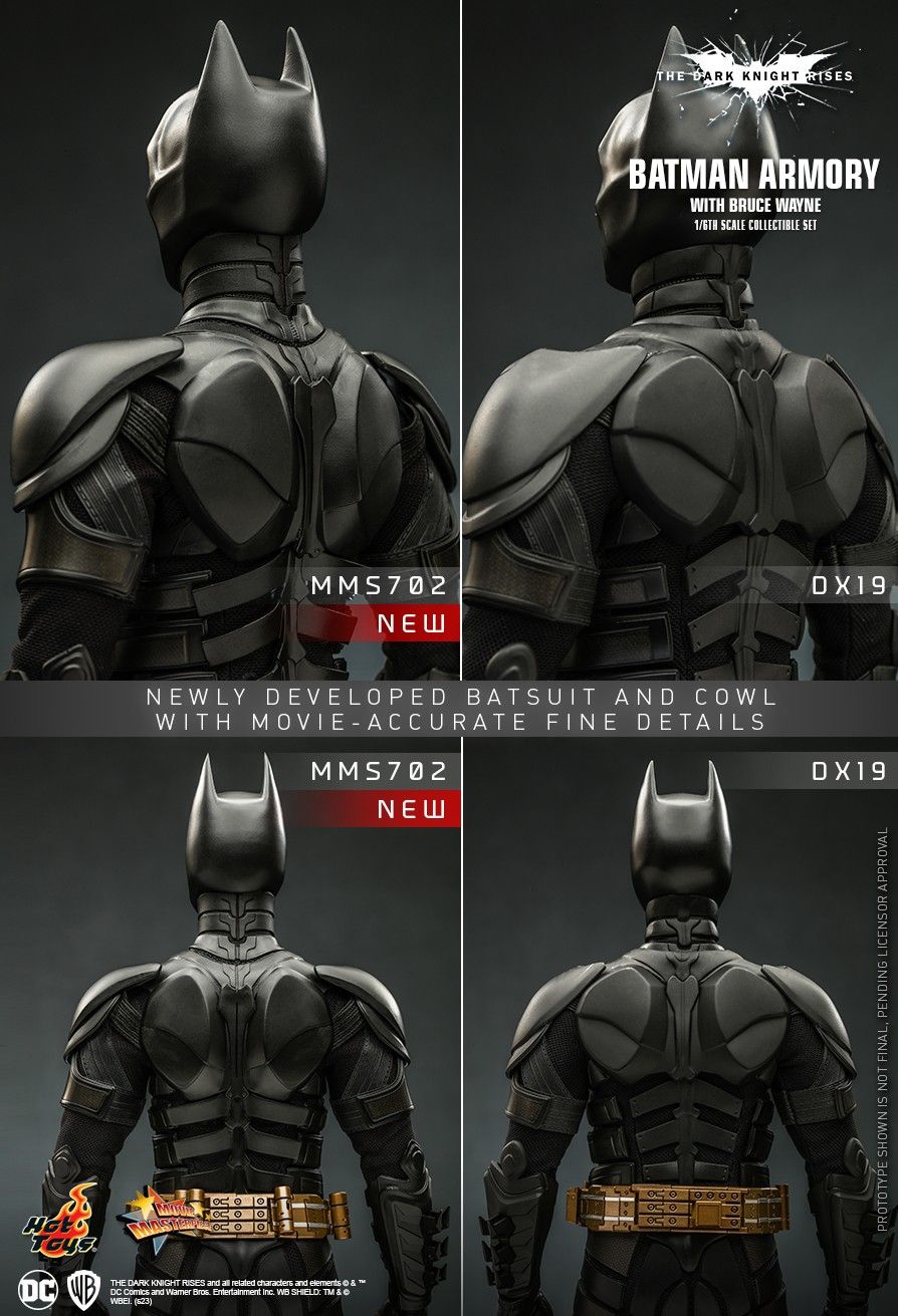 Hot Toys MMS702 - DC Comics - Batman : The Dark Knight Rises - Batman Armory & Bruce Wayne