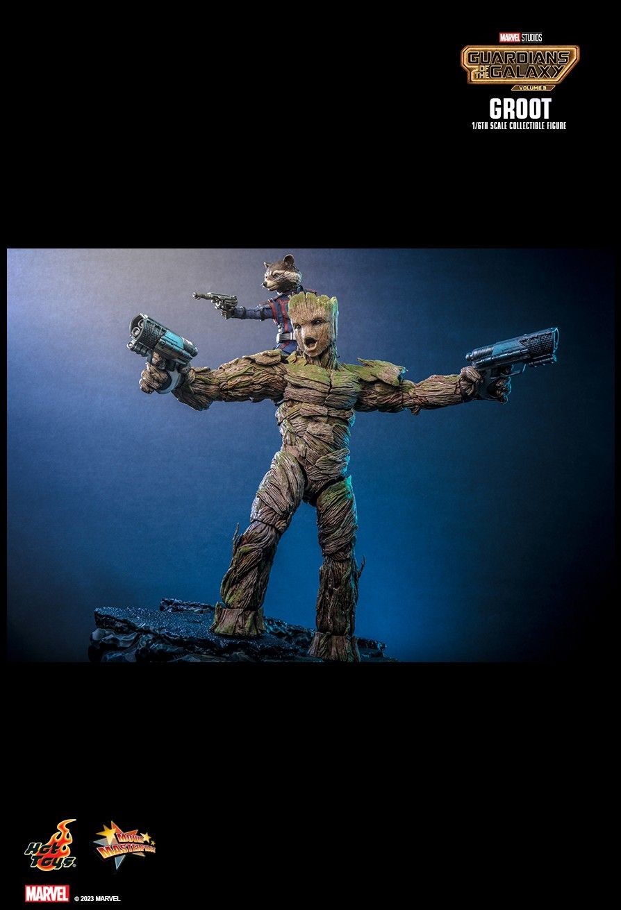 Hot Toys MMS706 - Marvel Comics - Guardians Of The Galaxy Vol.3 - Groot Standard Version