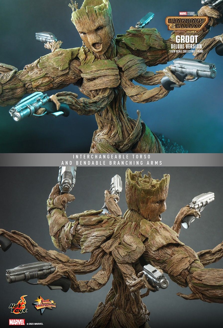 Hot Toys MMS707 - Marvel Comics - Guardians Of The Galaxy Vol.3 - Groot Deluxe Version