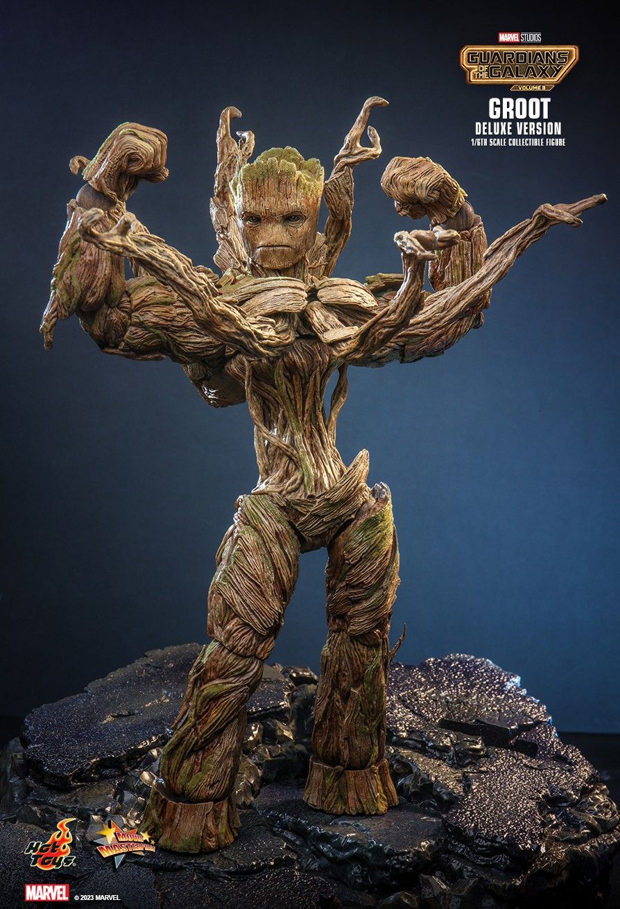 Hot Toys MMS707 - Marvel Comics - Guardians Of The Galaxy Vol.3 - Groot Deluxe Version