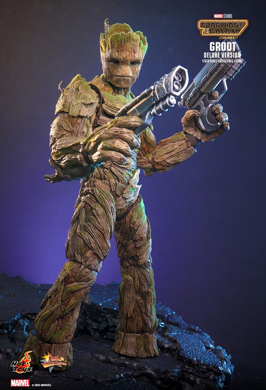 Hot Toys MMS707 - Marvel Comics - Guardians Of The Galaxy Vol.3 - Groot Deluxe Version