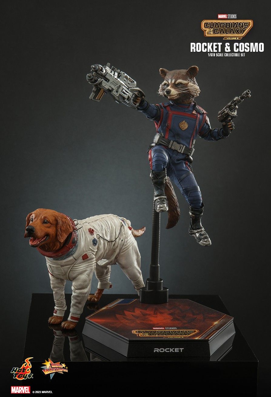 Hot Toys MMS708 - Marvel Comics - Guardians Of The Galaxy Vol.3 - Rocket & Cosmo