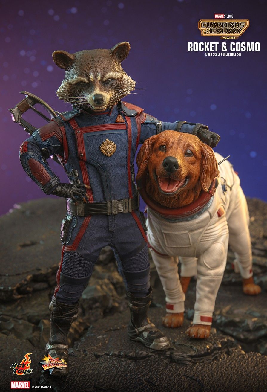 Hot Toys MMS708 - Marvel Comics - Guardians Of The Galaxy Vol.3 - Rocket & Cosmo