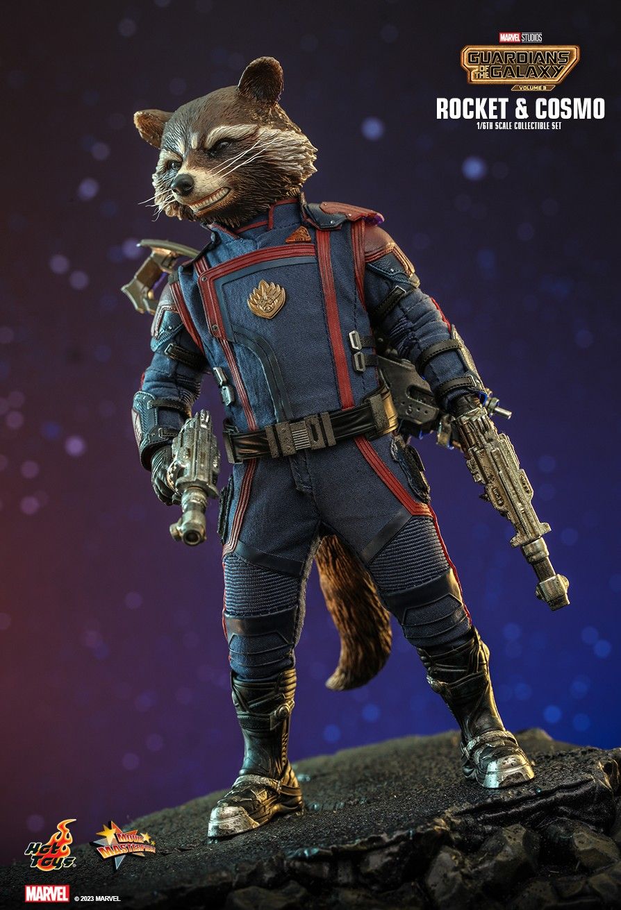 Hot Toys MMS708 - Marvel Comics - Guardians Of The Galaxy Vol.3 - Rocket & Cosmo