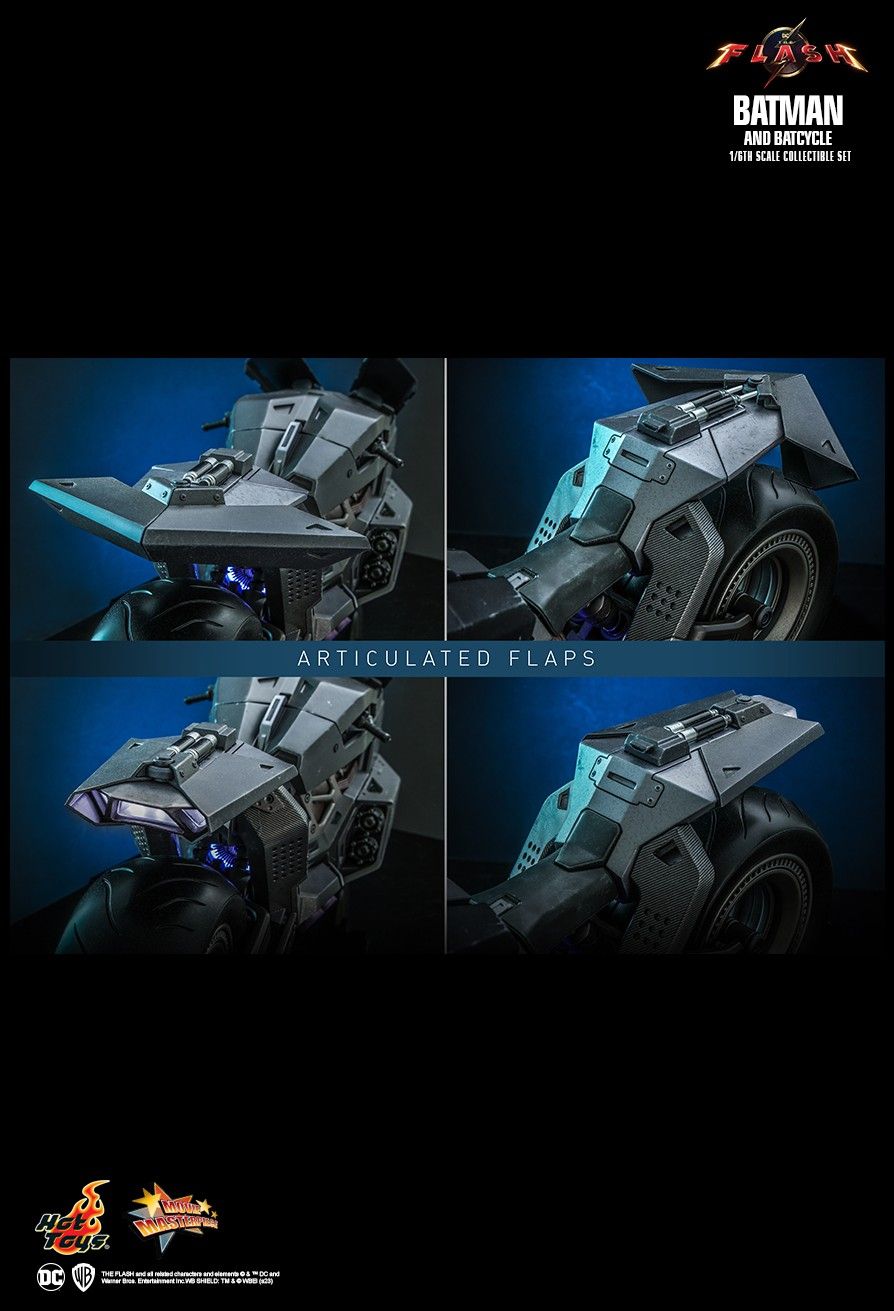 Hot Toys MMS705 - DC Comics - The Flash - Batman & Batcycle