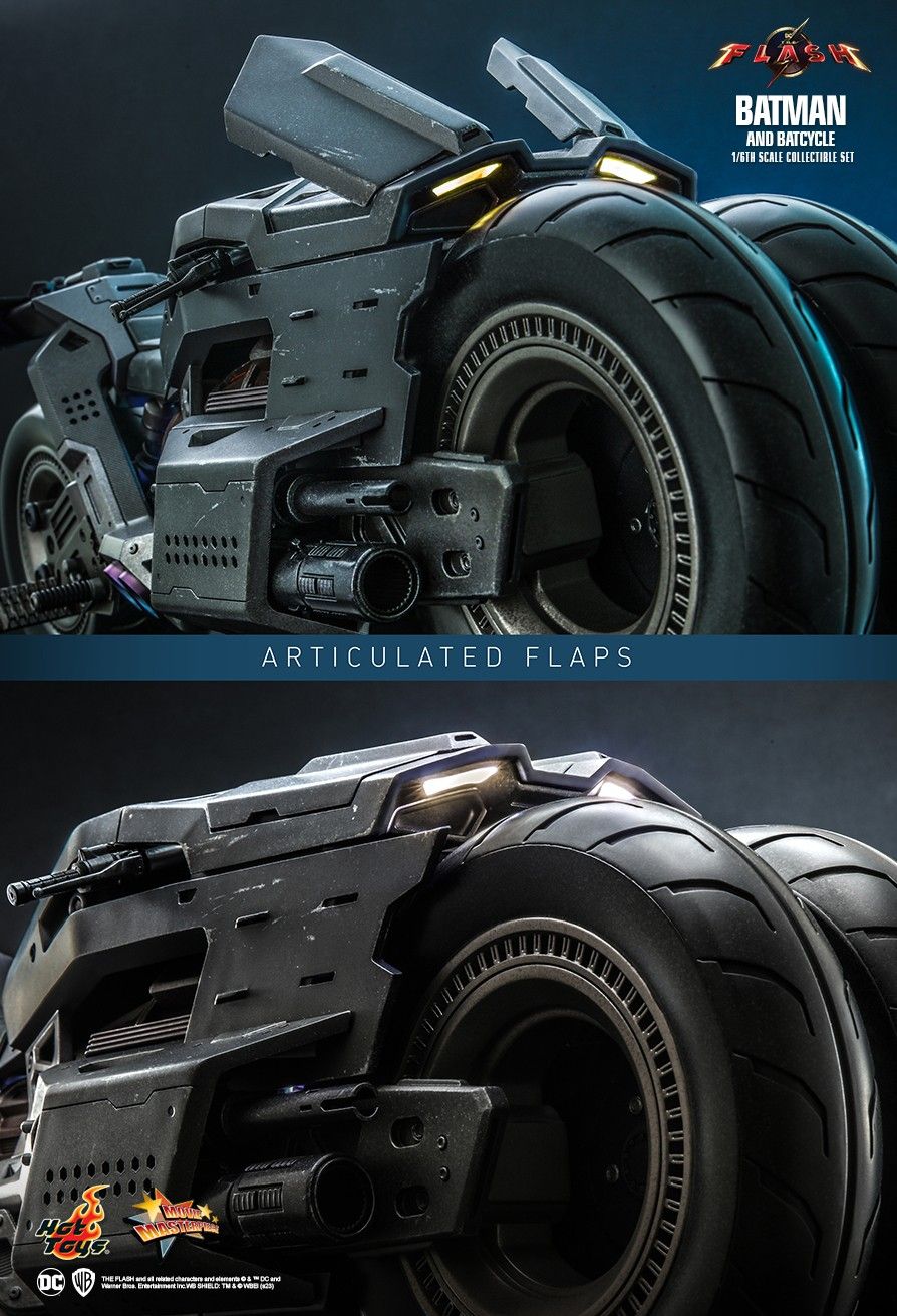 Hot Toys MMS705 - DC Comics - The Flash - Batman & Batcycle