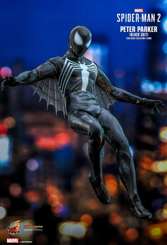 Hot Toys VGM56 - Marvel's Spider Man 2 - Peter Parker Black Suit Standard Version