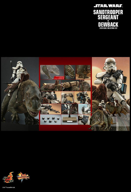 Hot Toys MMS722 - Star Wars IV : A New Hope - Sandtrooper Sergeant & Dewback