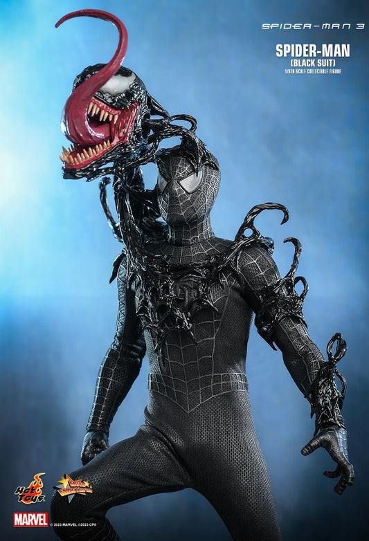 Hot Toys MMS727B - Marvel Comics - Spider Man 3 - Spider Man Black Suit Deluxe Version