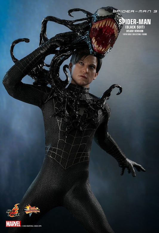 Hot Toys MMS728B - Marvel Comics - Spider Man 3 - Spider Man Black Suit Deluxe Version