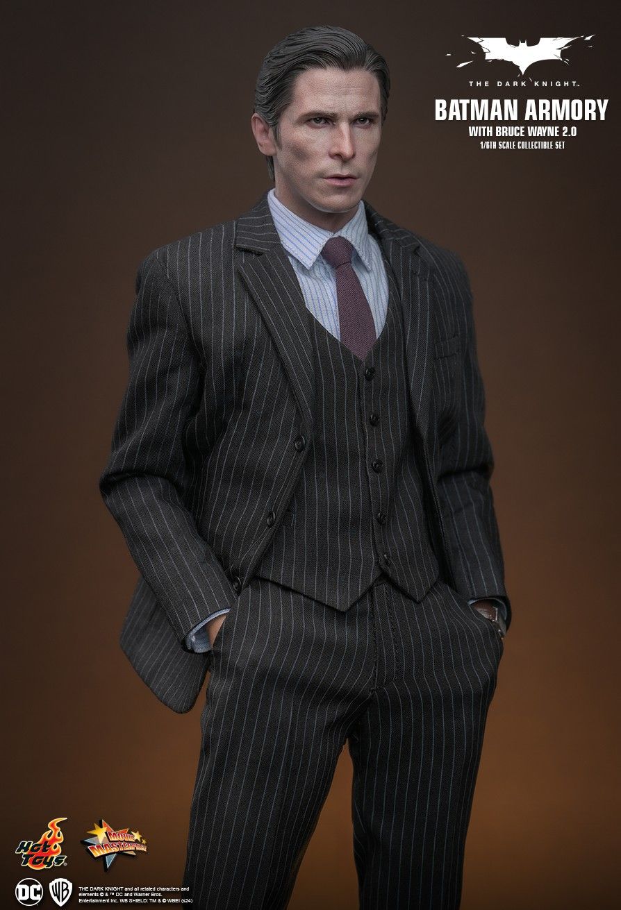 Hot Toys MMS750 - DC Comics - Batman : The Dark Knight - Batman Armory & Bruce Wayne【Pre-Order】