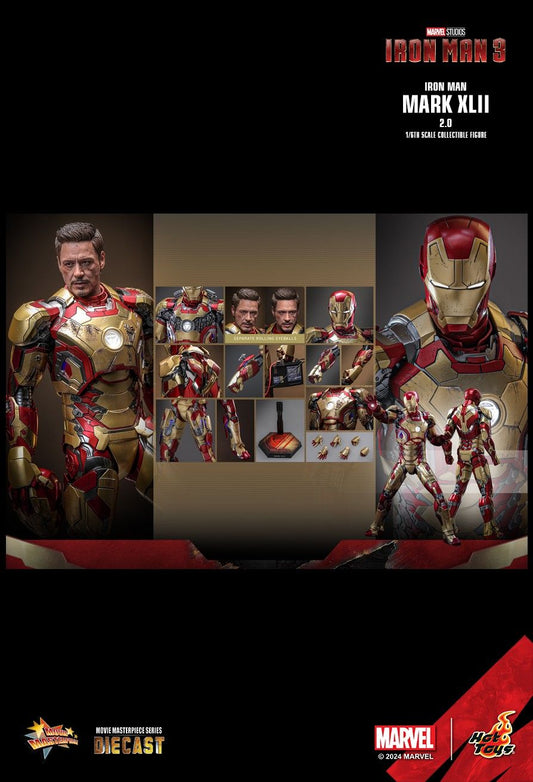 Hot Toys MMS758D65 - Marvel Comics - Iron Man 3 - Iron Man Mark XLII