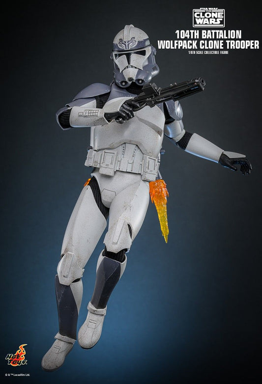 Hot Toys TMS142 - Star Wars : The Clone War - 104Th Battalion Wolfpack Clone Trooper【Pre-Order】
