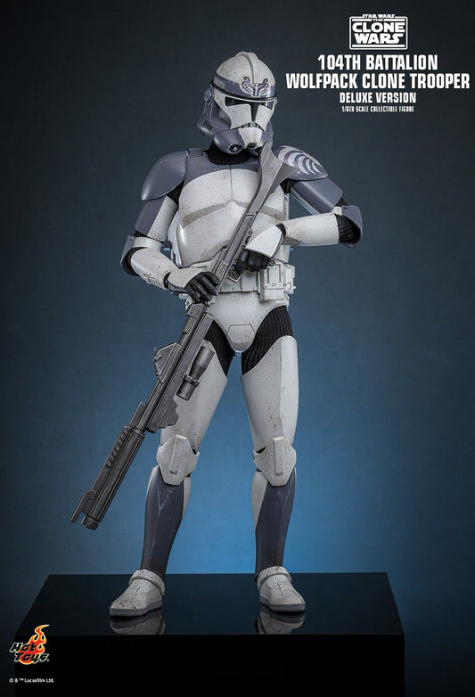 Hot Toys TMS143 - Star Wars : The Clone War - 104Th Battalion Wolfpack Clone Trooper Deluxe Version【Pre-Order】