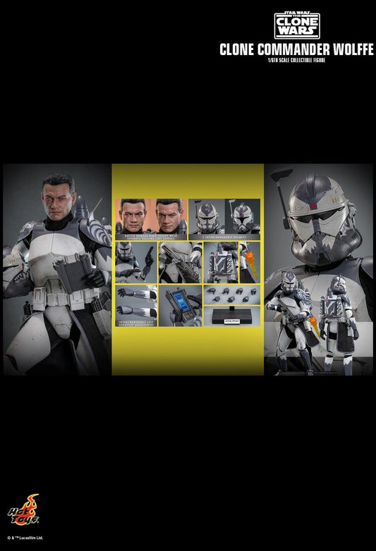 Hot Toys TMS141 - Star Wars : The Clone War - Clone Commander Wolffe【Pre-Order】