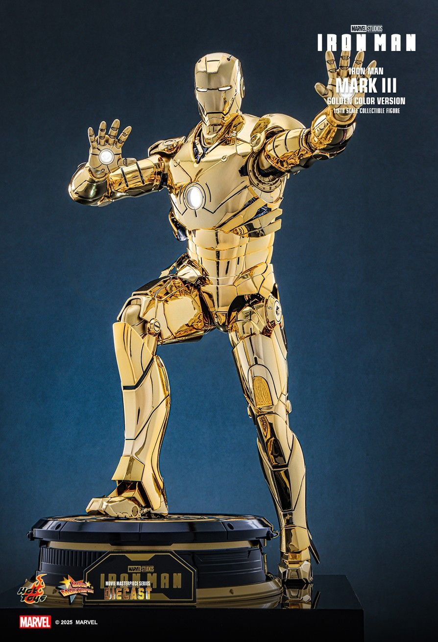 Hot Toys MMS764D69 - Marvel Comics - Iron Man - Iron Man Mark III Golden Color Version