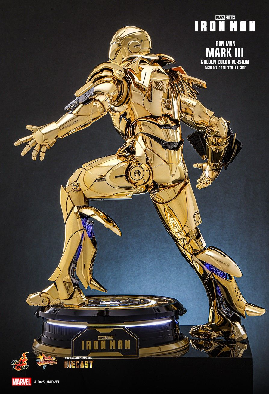 Hot Toys MMS764D69 - Marvel Comics - Iron Man - Iron Man Mark III Golden Color Version