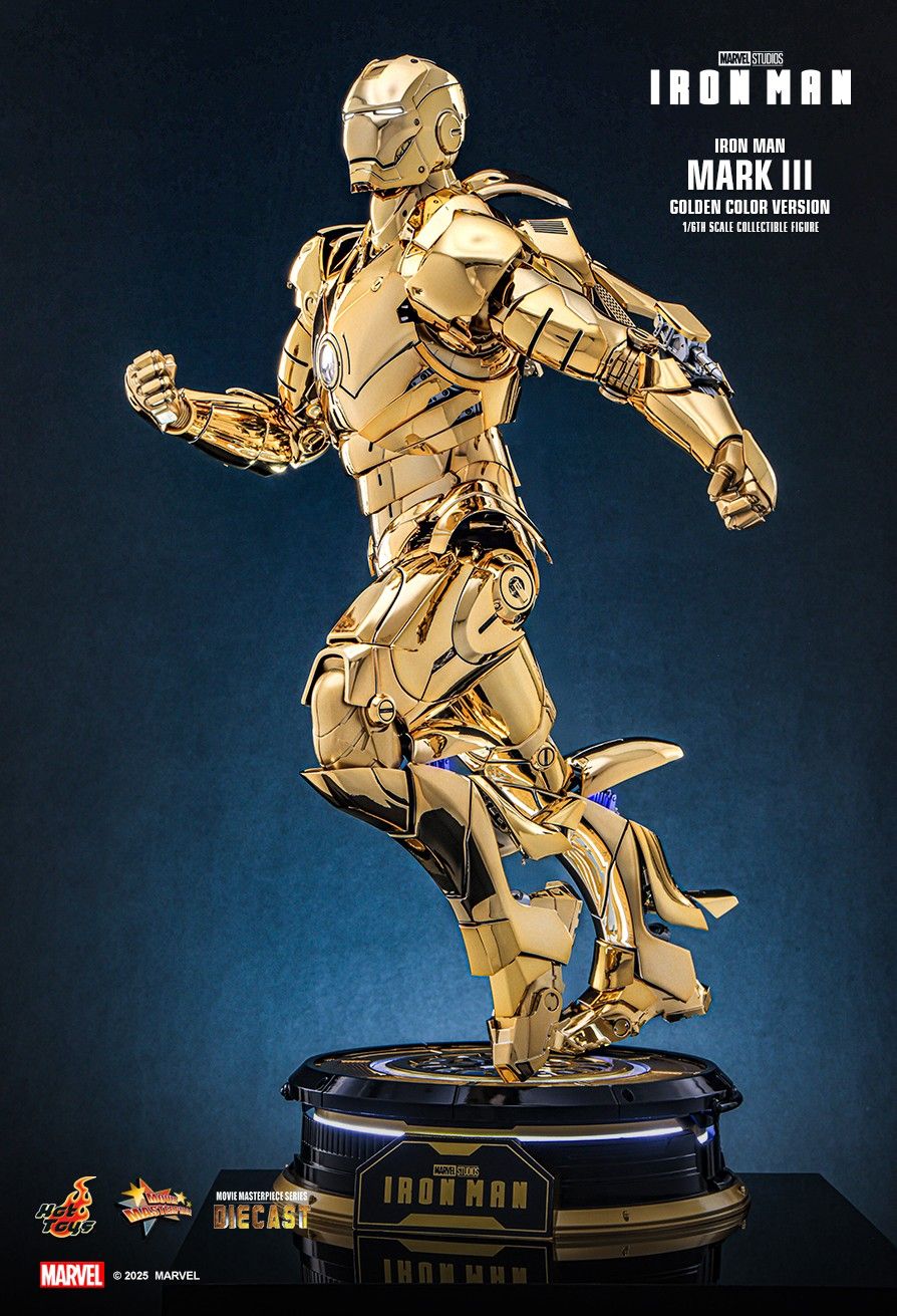 Hot Toys MMS764D69 - Marvel Comics - Iron Man - Iron Man Mark III Golden Color Version