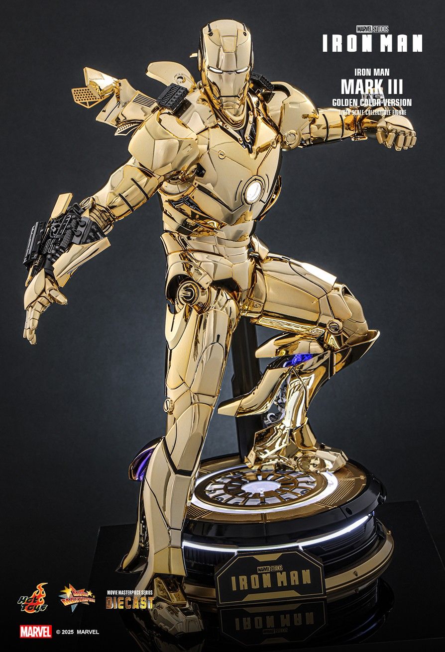 Hot Toys MMS764D69 - Marvel Comics - Iron Man - Iron Man Mark III Golden Color Version