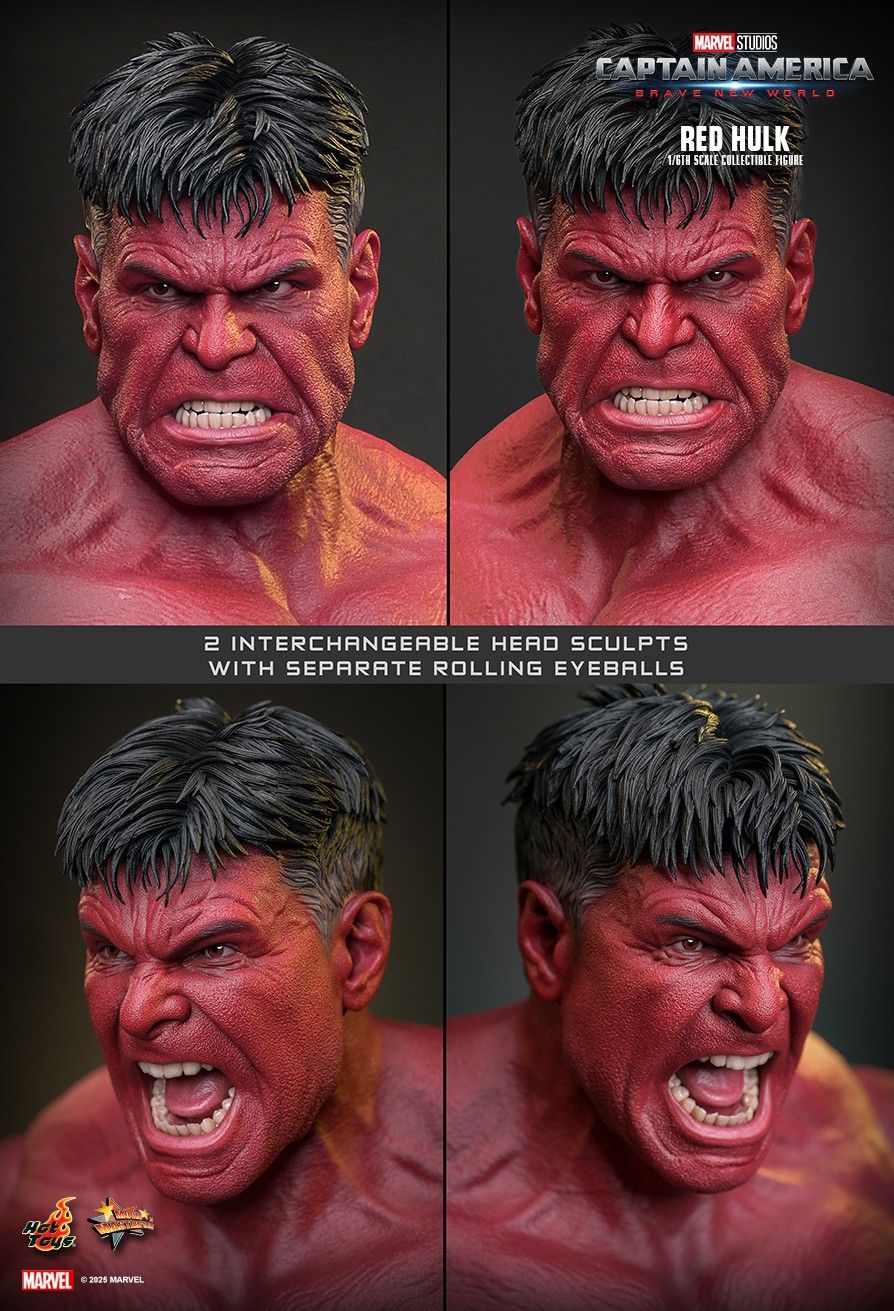 Hot Toys MMS797 - Marvel Comics - Captain America : Brave New World - Red Hulk Thaddeus Ross 【Pre-Order】